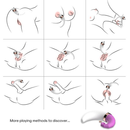 Stimulateur clitoridien sweetmoon ventouse clitoris & point g rose – Armony