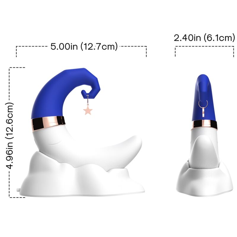 Stimulateur clitoridien sweetmoon clitoris & g-spot suction bleu – Armony