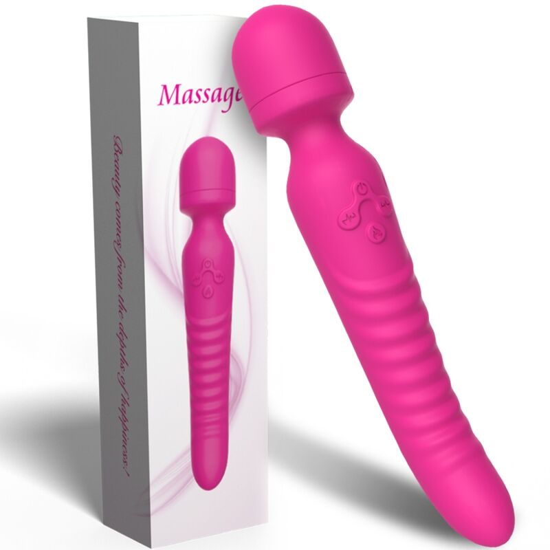 Mission massager & vibrateur effet chaleur fuchsia – Armony