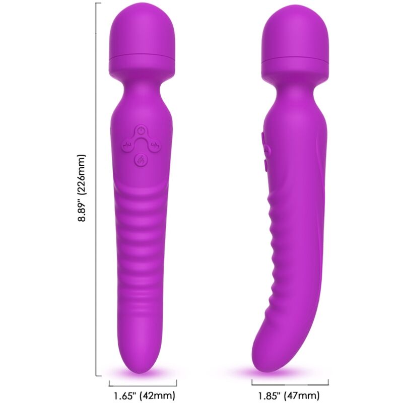 Mission massager & vibrateur effet chaleur violet – Armony
