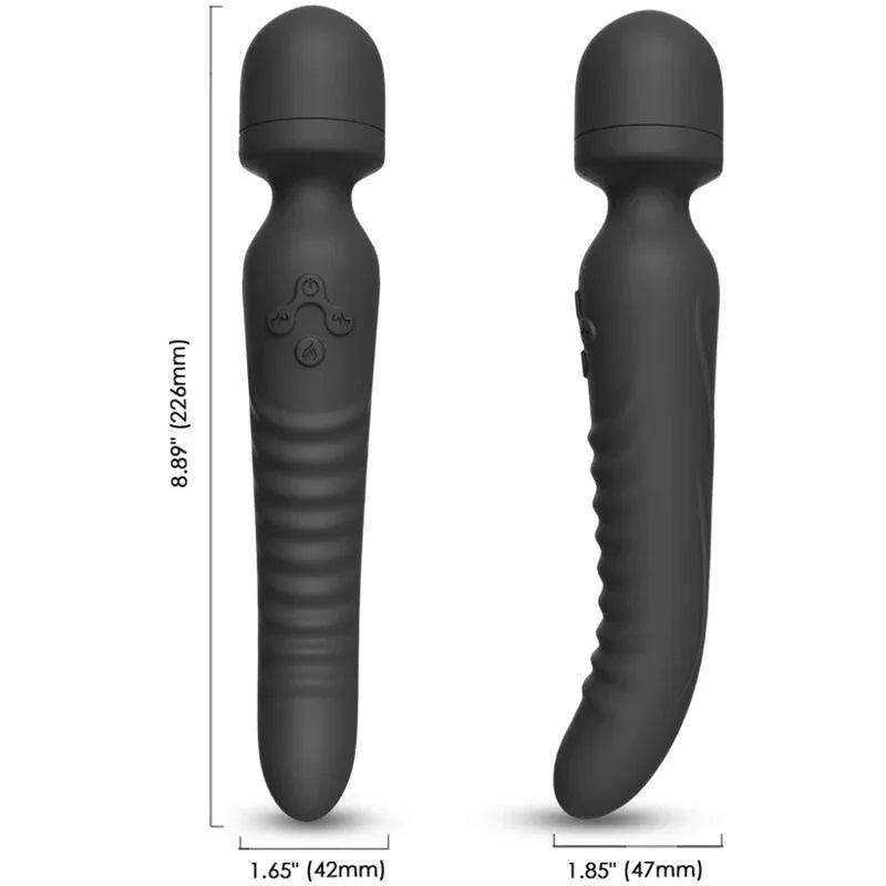 Armony – Mission Massager & Vibrateur Effet Chaleur Noir