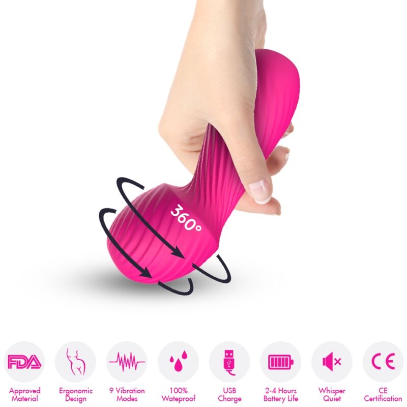 Dazzle massager & vibrateur petit fuchsia – Armony