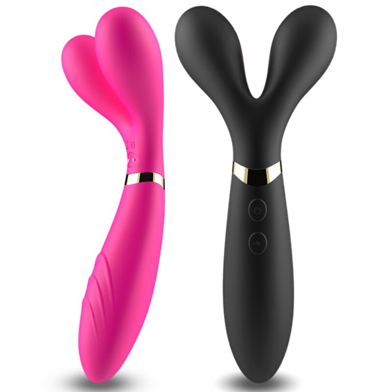 Y-wand massage & vibrateur double tête noir – Armony