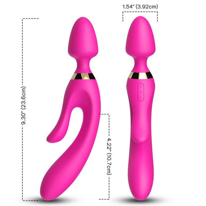 Masseur & vibrateur lapin fuchsia – Armony