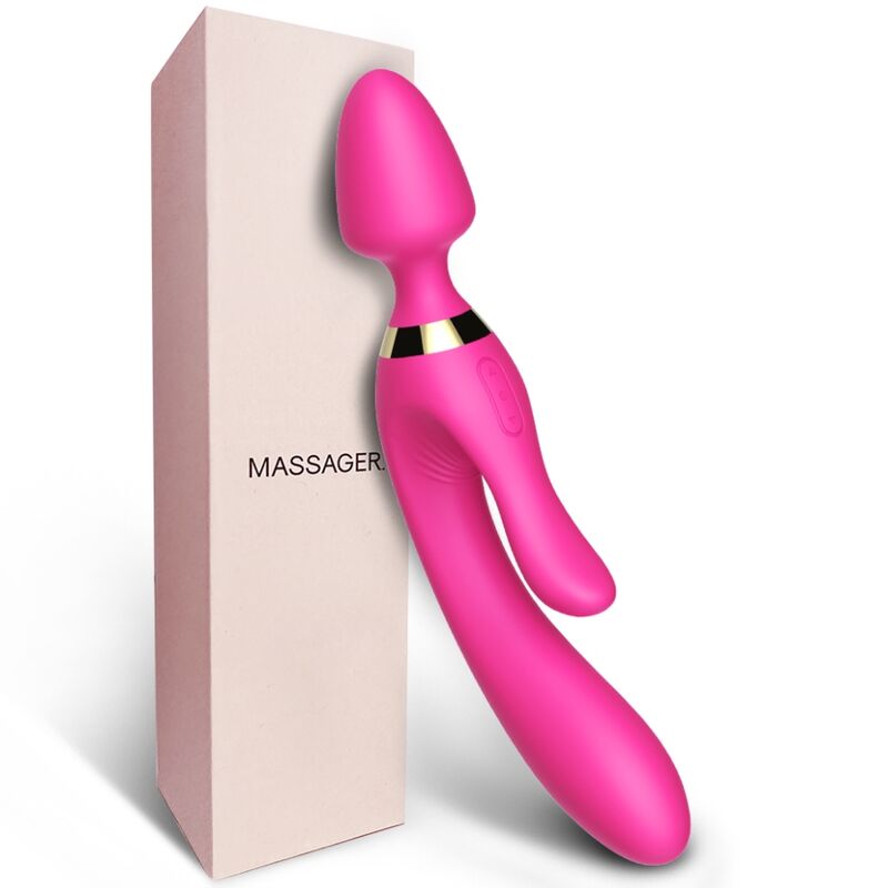 Masseur & vibrateur lapin fuchsia – Armony