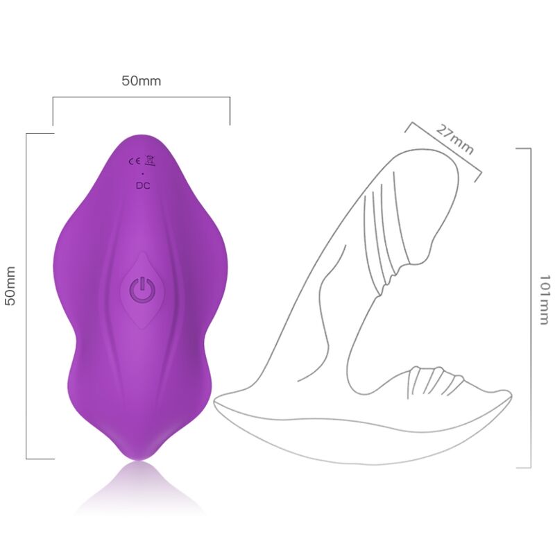 Sifflet vibrateur introduction télécommande violet – Armony