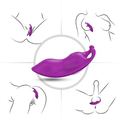 Honeybee wearable panties vibrateur g-spot télécommande violet – Armony