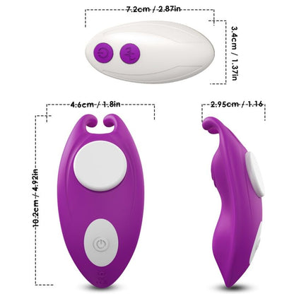 Honeybee wearable panties vibrateur g-spot télécommande violet – Armony