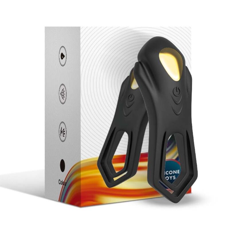 Télécommande double anneau vibrateur roadster noir – Armony