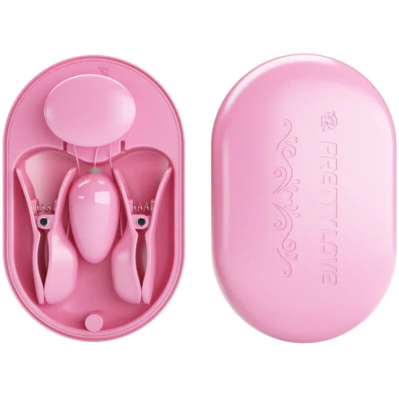 Pretty Love – Boite Surprise Pinces Délectro Stimulation Rose