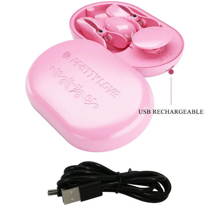 Pretty Love – Boite Surprise Pinces Délectro Stimulation Rose