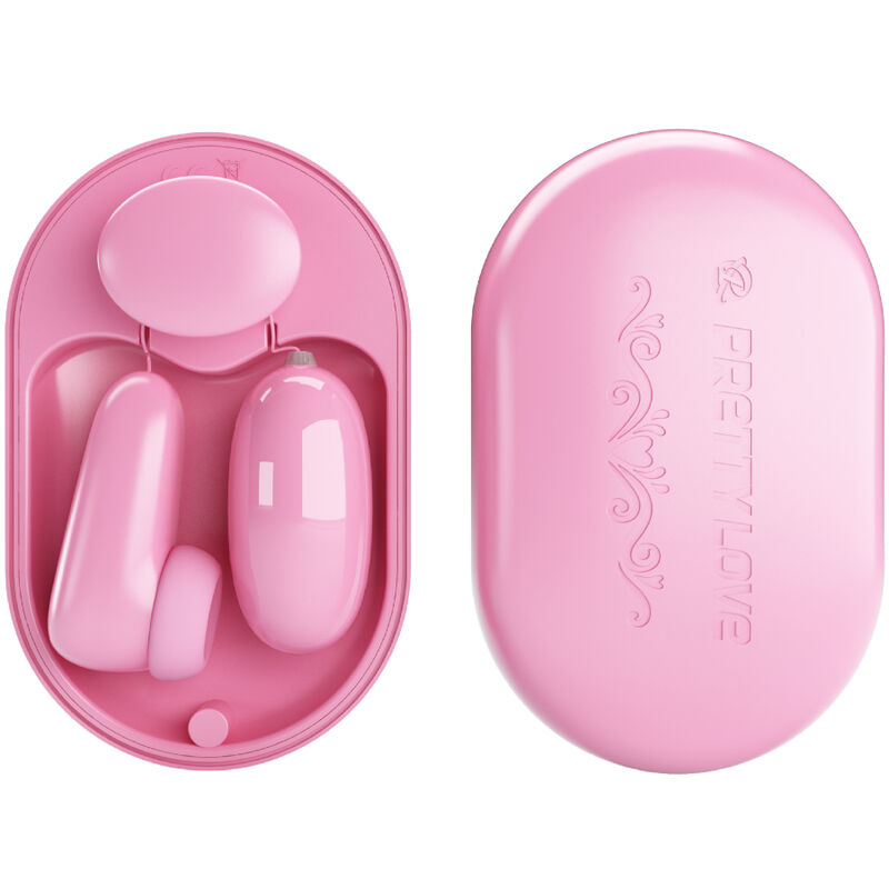 PRETTY LOVE - CAJA MÁGICA BALA VIBRADORA Y ESTIMULADOR ROSA
