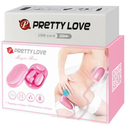 Pretty Love – Magic Box Balle Vibrante & Stimulateur Rose