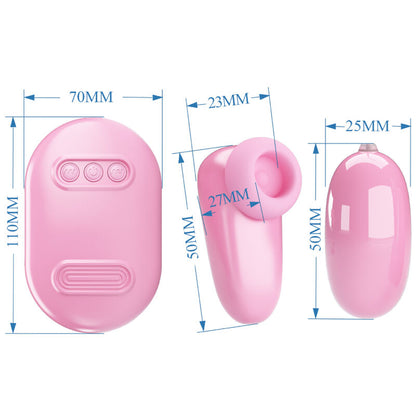 PRETTY LOVE - CAJA MÁGICA BALA VIBRADORA Y ESTIMULADOR ROSA