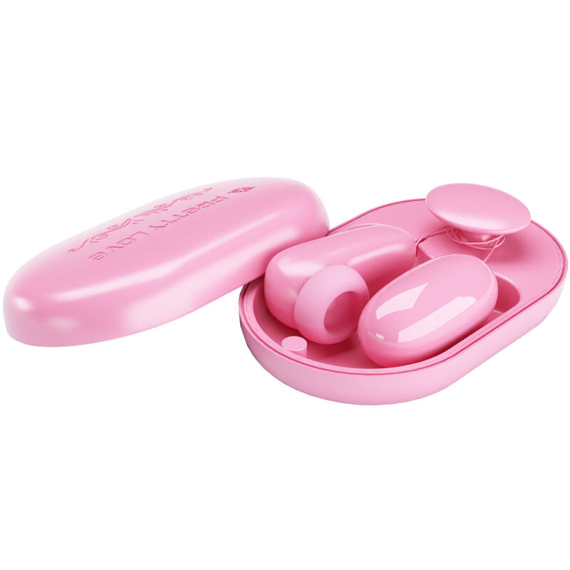 PRETTY LOVE - CAJA MÁGICA BALA VIBRADORA Y ESTIMULADOR ROSA