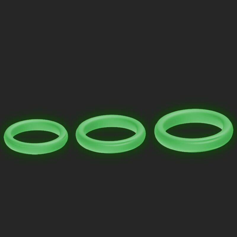 Triple bague silicone lumineuse – Armony