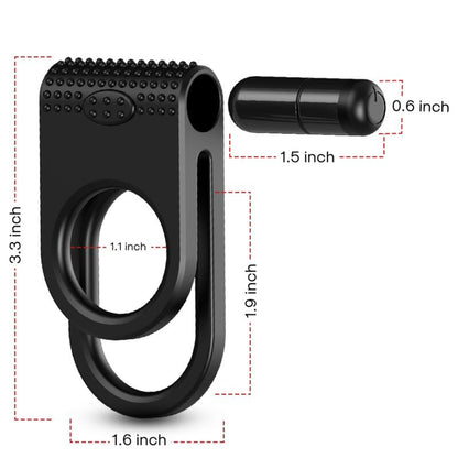 Twins double vibrateur pour couples noir – Armony