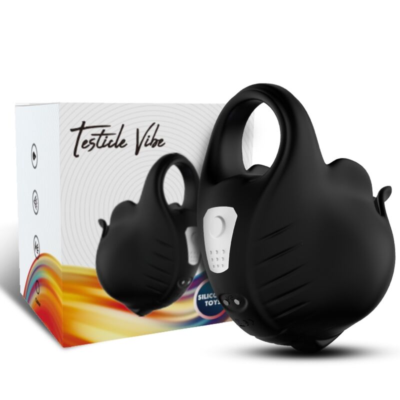 Anneau vibrateur ventouses noir – Armony