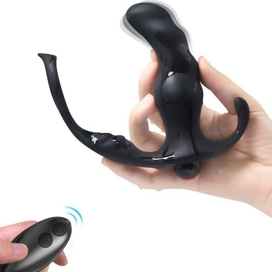Knight vibrateur anal prostate & anneau télécommande noir – Armony