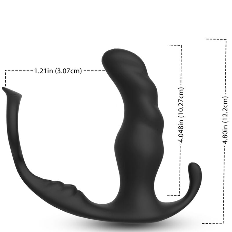 Knight vibrateur anal prostate & anneau télécommande noir – Armony
