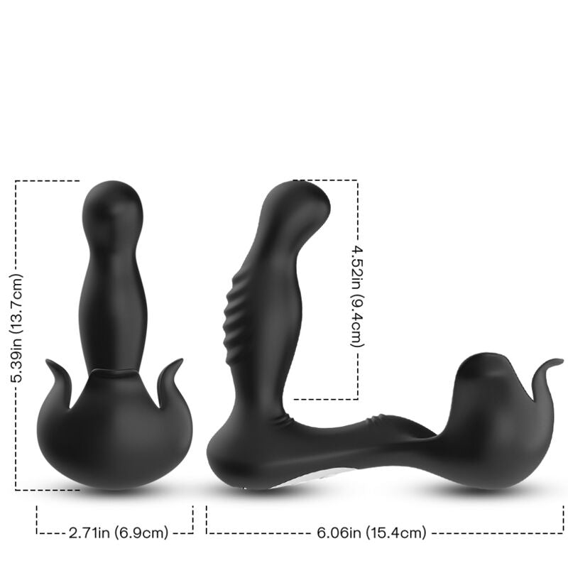 Vibrateur surround anal & stimulateur testiculos télécommande noir – Armony