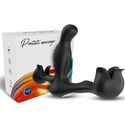 Vibrateur surround anal & stimulateur testiculos télécommande noir – Armony