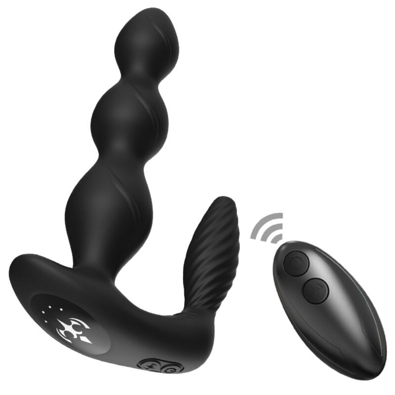 Manfun vibrateur & stimulateur anal plug télécommande noir – Armony