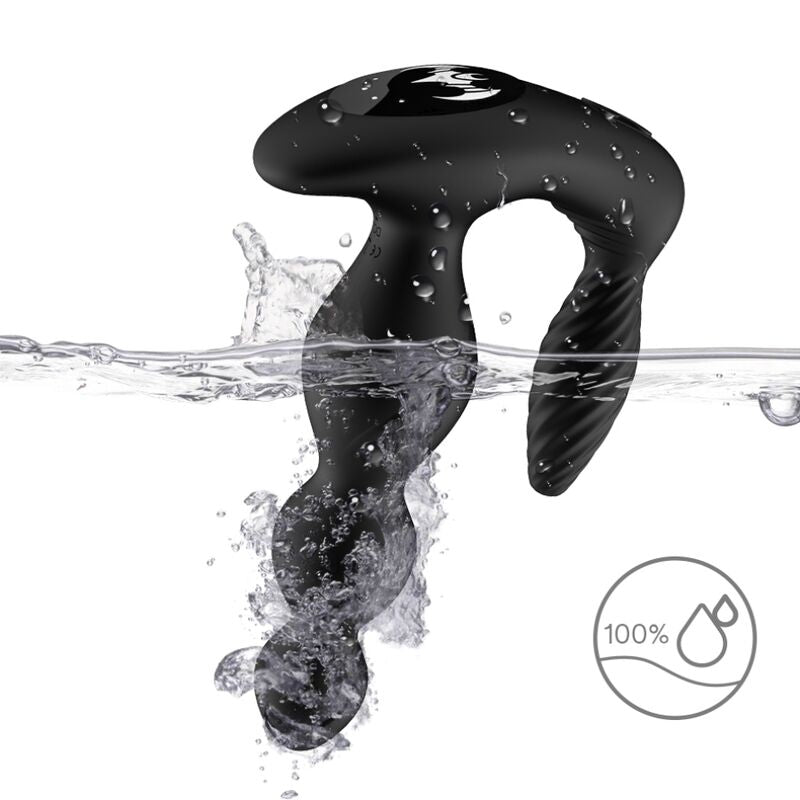 Manfun vibrateur & stimulateur anal plug télécommande noir – Armony