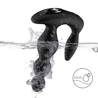 Manfun vibrateur & stimulateur anal plug télécommande noir – Armony