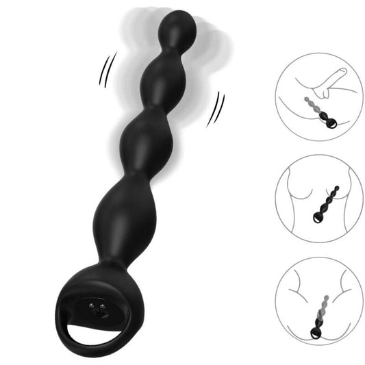 Plug anal vibrateur doigt noir – Armony