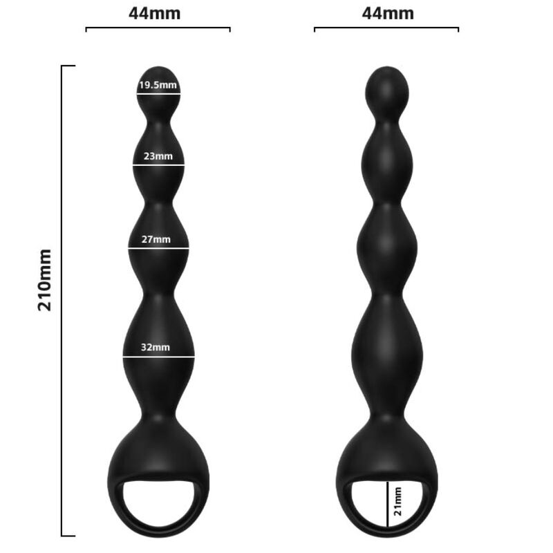 Plug anal vibrateur doigt noir – Armony