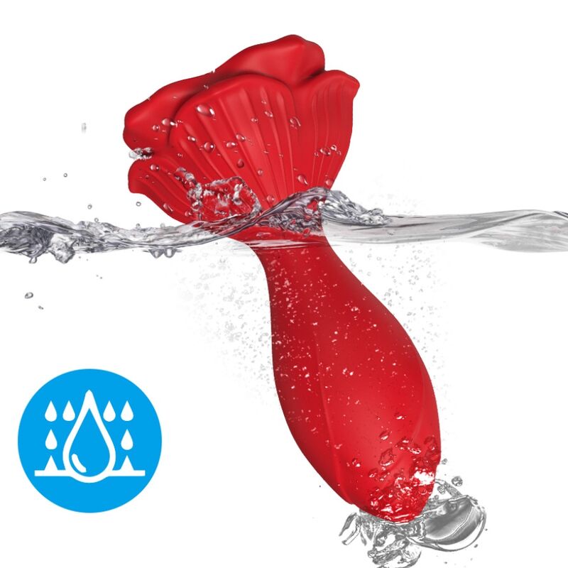 Vibrateur rose & plug anal petite télécommande rouge – Armony