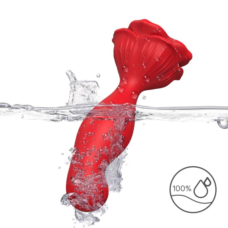 Vibrateur rose & plug anal télécommande rouge – Armony
