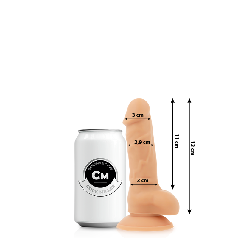 Silicone densité cocksil articulable 13 cm – Cock Miller