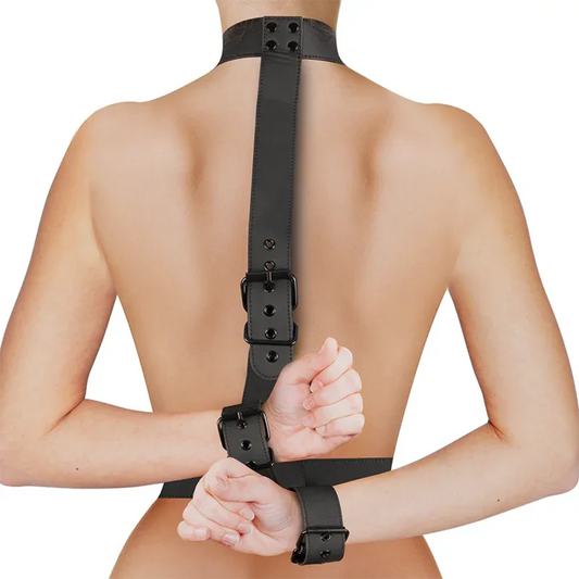 Fetish Submissive Bondage – Ensemble de Retenue Corps Col et Poignets