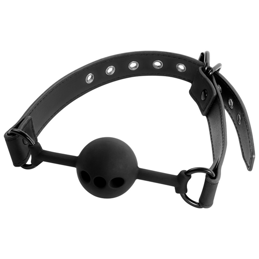 FETISH SUBMISSIVE BONDAGE - BÂILLON À BOULE IN RESPIRANT SILICONE