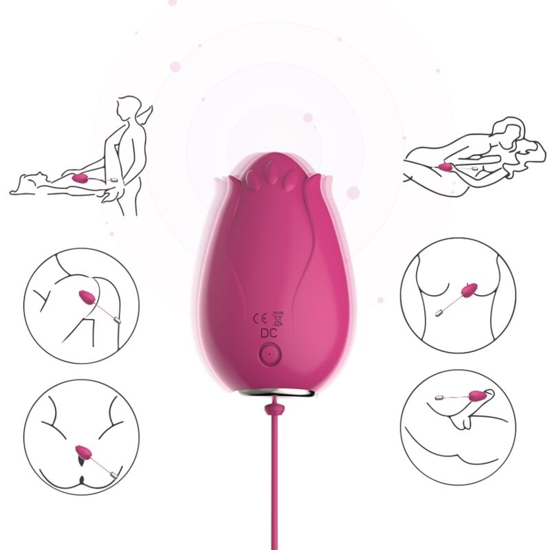 Vibrateur mandala egg télécommande g-spot fuchsia – Armony