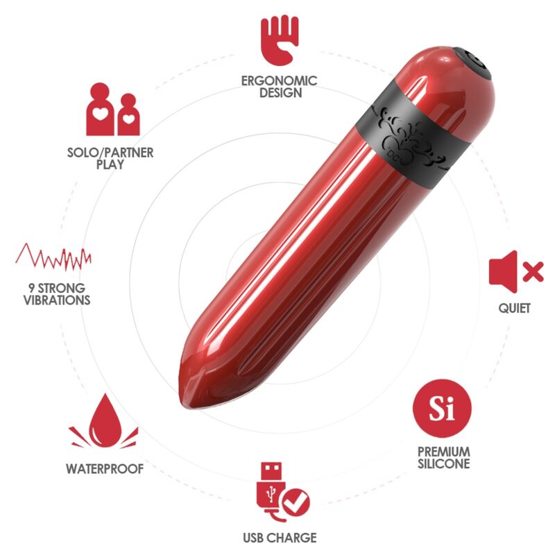 Rocket vibrateur bullet fuchsia – Armony
