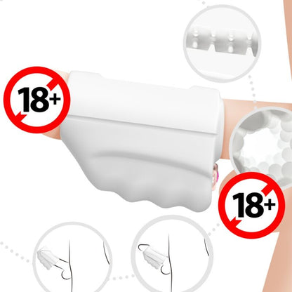 Master masturbateur & vibrateur blanc – Armony