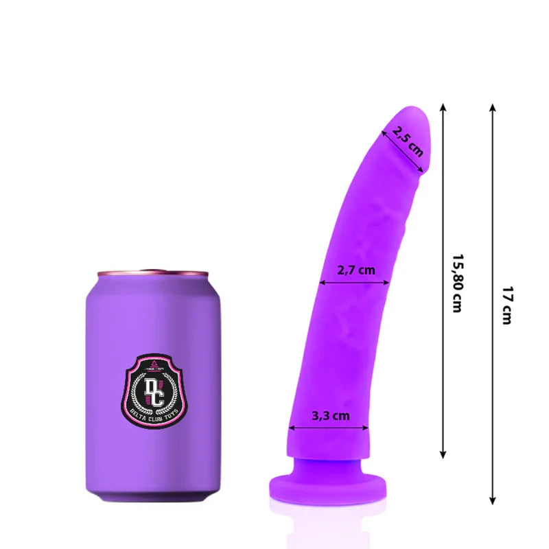 Delta Club – Toys Gode Médical Lilas Silicone 17 cm O 3 cm