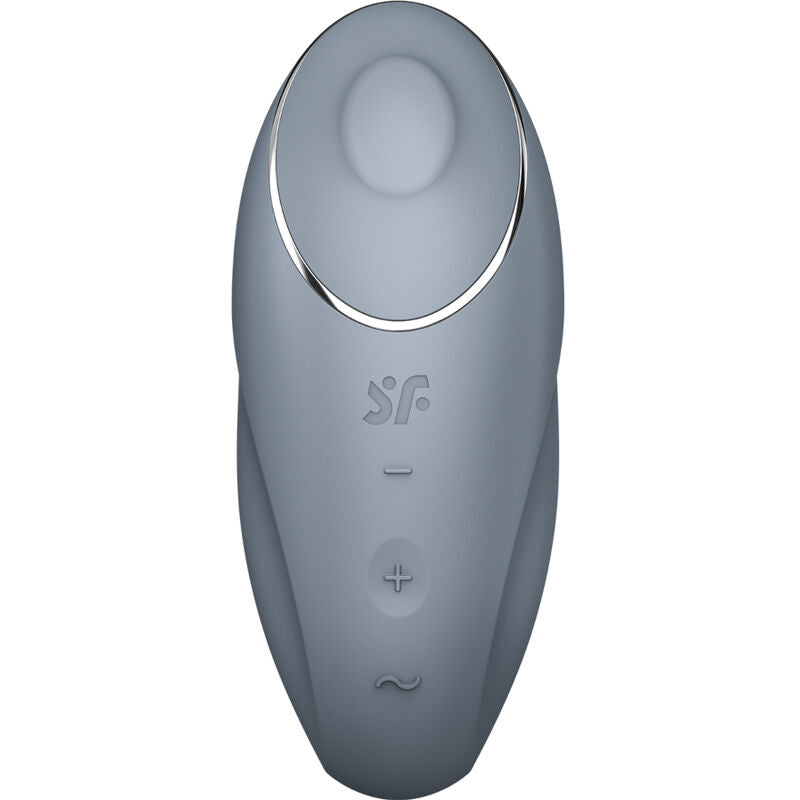 SATISFYER - TAP &amp; CLIMAX 1 VIBRADOR DE APLICACIÓN GRIS