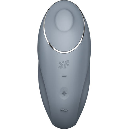 SATISFYER - TAP &amp; CLIMAX 1 VIBRADOR DE APLICACIÓN GRIS