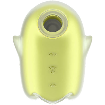 SATISFYER - GLOWING GHOST AIR PULSE & VIBRATEUR BLANC