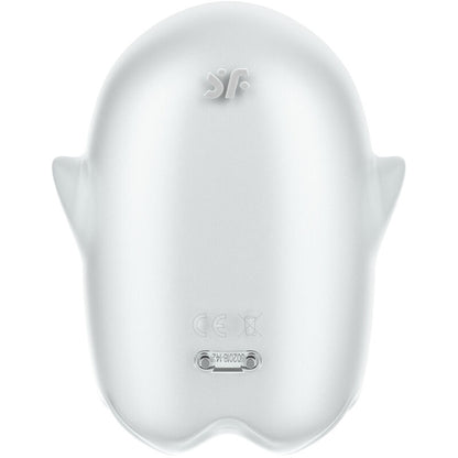 SATISFYER - GLOWING GHOST AIR PULSE & VIBRATEUR BLANC