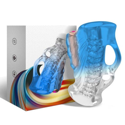 Masturbateur doigt & vibrateur bleu gradient – Armony