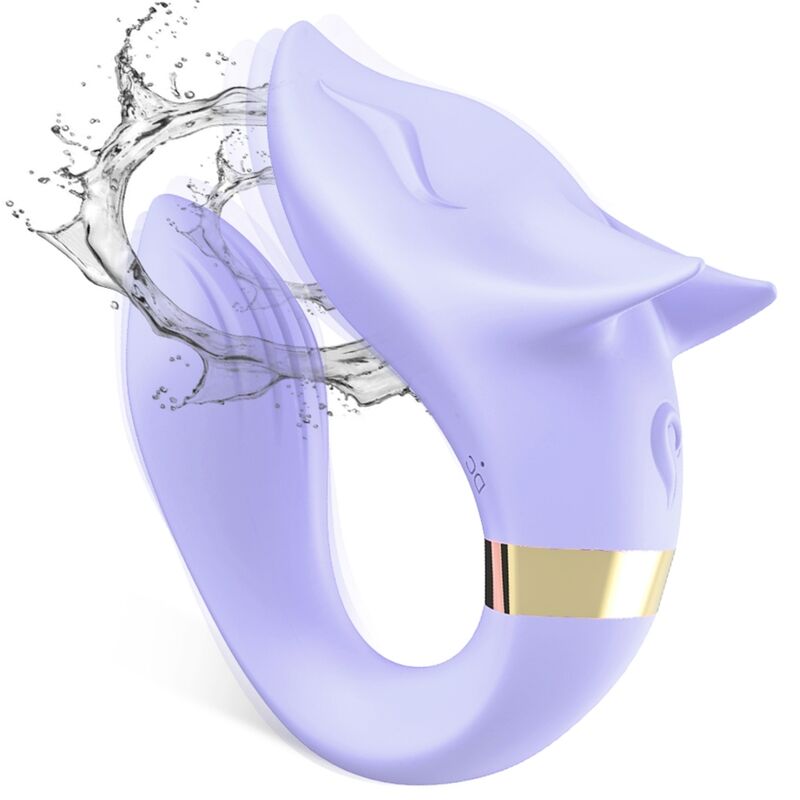 Vibrateur fox pour couples télécommande violet – Armony