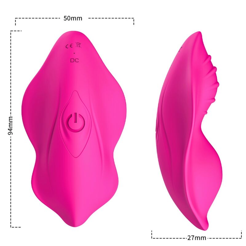 Whisper wearable panties vibrateur télécommande fuchsia – Armony