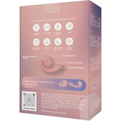 SNAIL VIBE - STIMULATEUR DOUBLE GIZI TURQUOISE