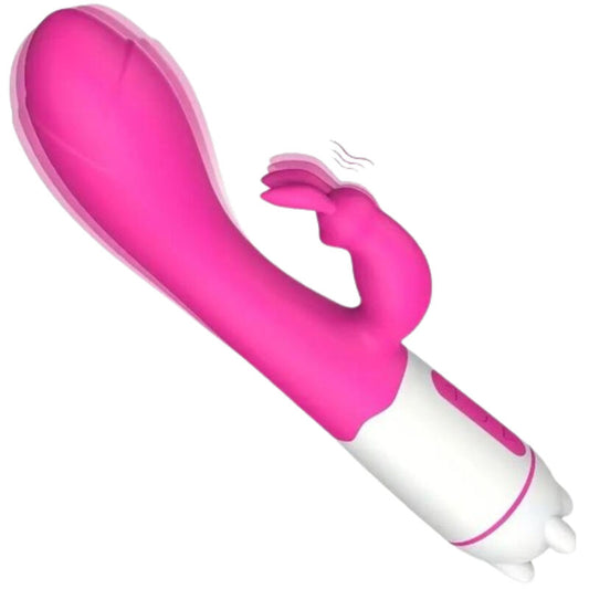 ARMONY - HAPPY VIBRATEUR &amp; STIMULATEUR DE LAPIN FUCHSIA