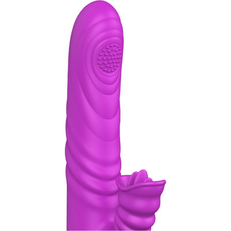 ARMONY - ANGELIA MULTIFUNCTION VIBRATOR WITH STIMULATING TONGUE PURPLE HEAT EFFECT